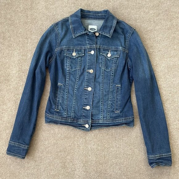Old Navy Jackets & Blazers - Old Navy Denim Jacket Womens XS Blue Jean Stretch Trucker Western Casual Short